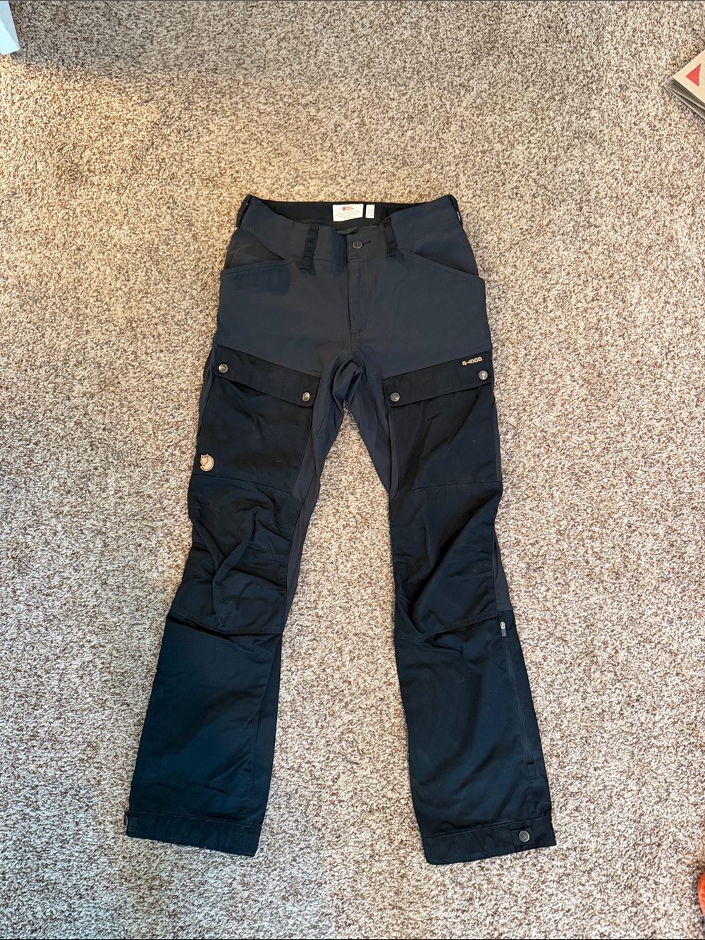 Fjallraven Black Women’s Outdoor Cargo Trousers
